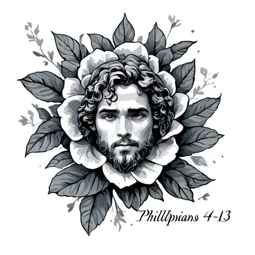 Philippians 4 13 tattoo design idea