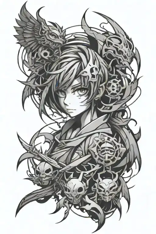 All Anime Logos tattoo design idea