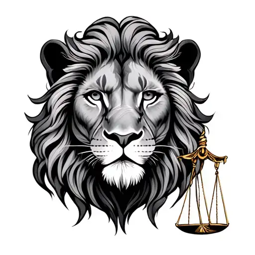 Leo And Libra tattoo design idea