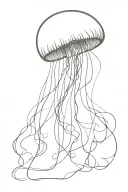 jelly fish tattoo design idea