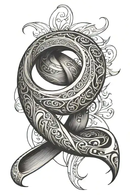 Mobius strip tattoo design idea