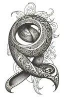 Mobius strip tattoo design idea