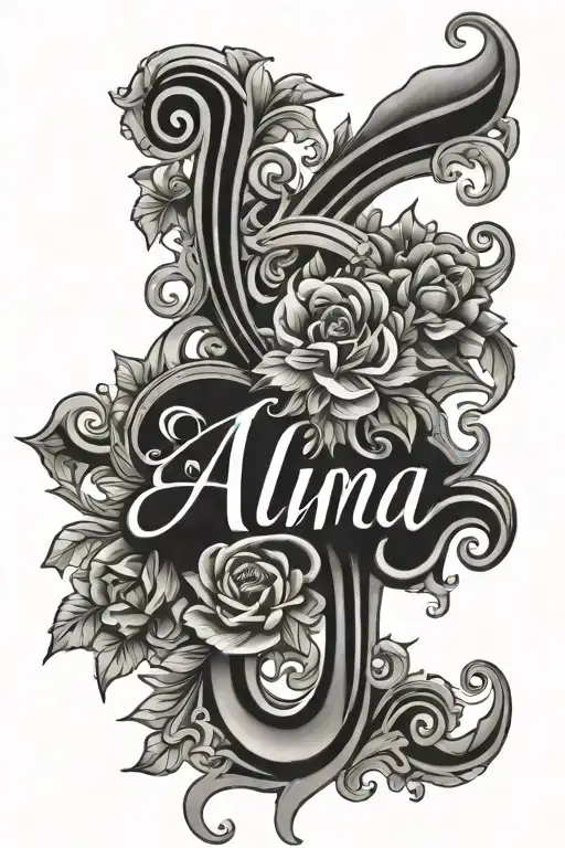 Alina name tattoo design tattoo design idea