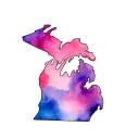 Michigan, including upper penninsula. Highlighting somehow, Mt. Pleasant michigan, Norway Michigan and Holland Michigan tattoo design idea