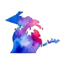 Michigan, including upper penninsula. Highlighting somehow, Mt. Pleasant michigan, Norway Michigan and Holland Michigan tattoo design idea