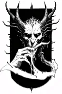 Lucifer's last tear tattoo design idea