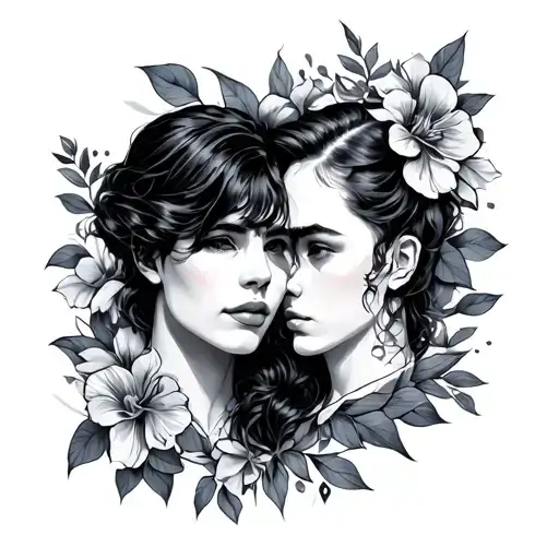 lover loser tattoo design idea