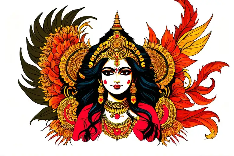 Hindu Goddess Kali tattoo design idea