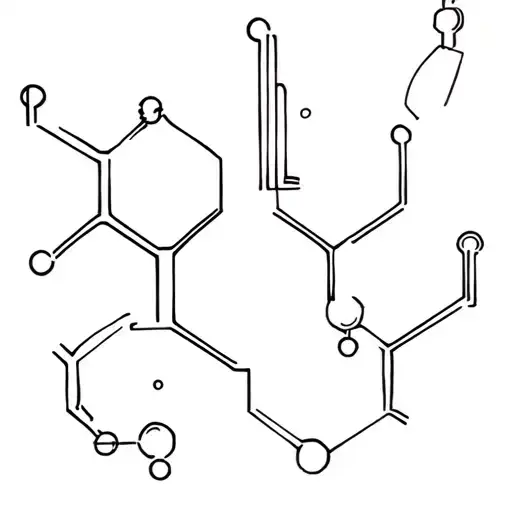 cellobiose chemical structure tattoo design idea