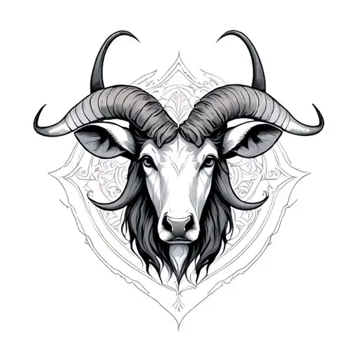 aries taurus cusp tattoo design idea