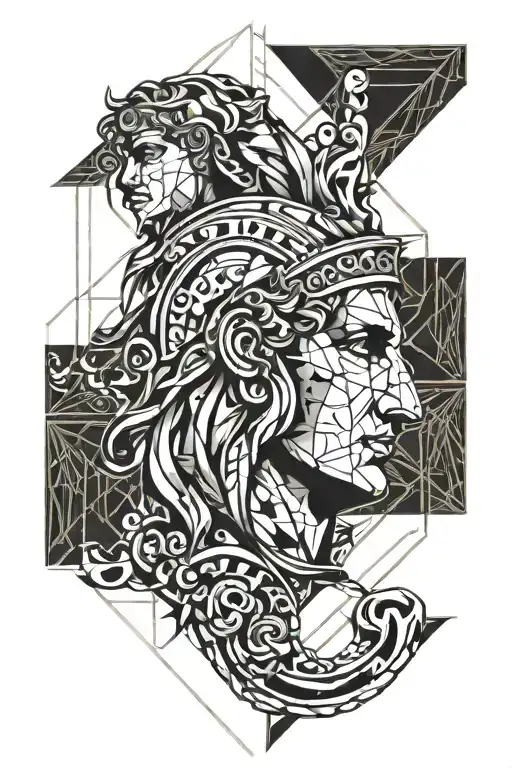 Alexander the Great tattoo design idea