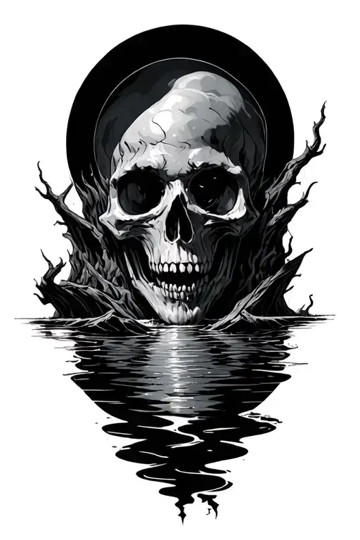 the river of styx  tattoo design idea