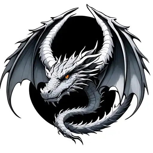 Dragon Wings tattoo design idea
