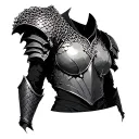 shoulder armor including chain mail tattoo design idea