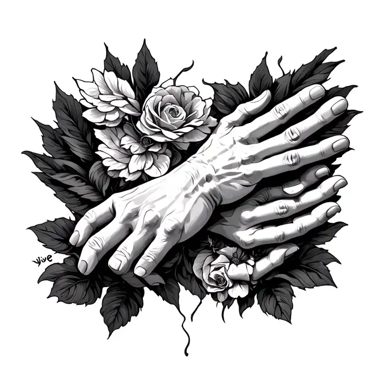 you live you learn you die one life one chance stair way to haven and gods hands out welcoming  tattoo design idea