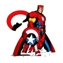 the avengers characters tattoo design idea