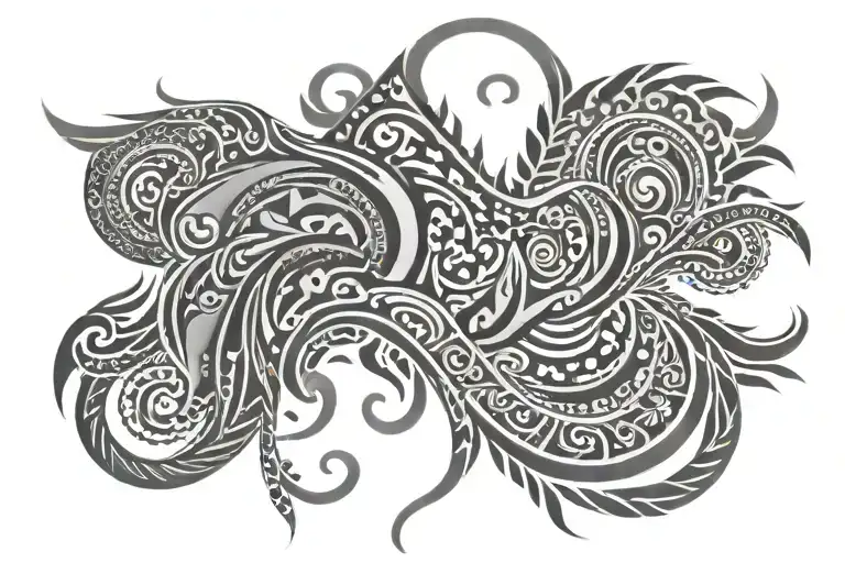 back tattoo side tribal patterns tattoo design idea