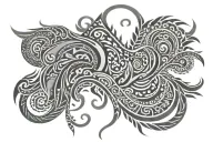 back tattoo side tribal patterns tattoo design idea