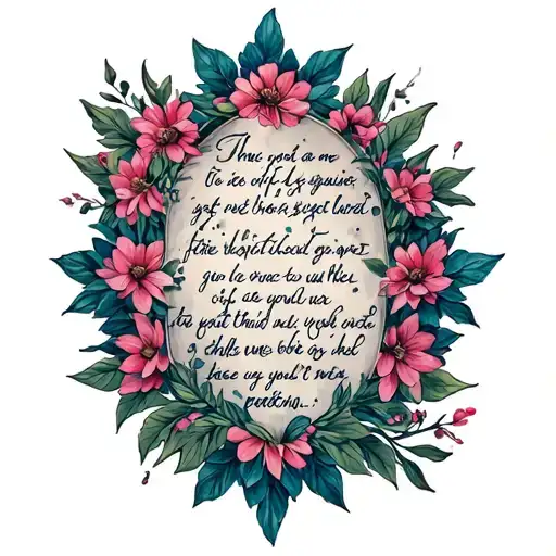 bible verse psalms 144 1 tattoo design idea