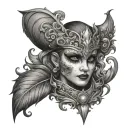 carnival tattoo design idea