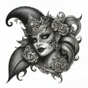 carnival tattoo design idea