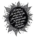 Bible Scripture tattoo design idea