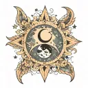 Luna,08.11.2019,Mond,Sterne, tattoo design idea