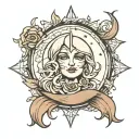 Luna,08.11.2019,Mond,Sterne, tattoo design idea