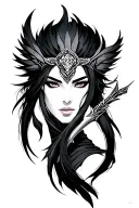 league of legends akali tattoo design idea