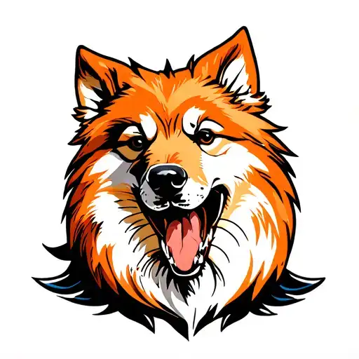 light arcanine tattoo design idea