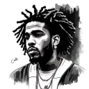 J Cole tattoo design idea