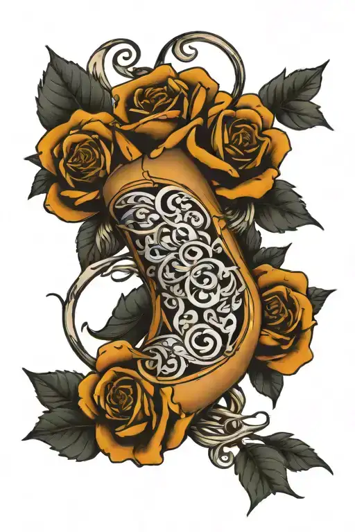 Amber wrapped around forearm tattoo tattoo design idea