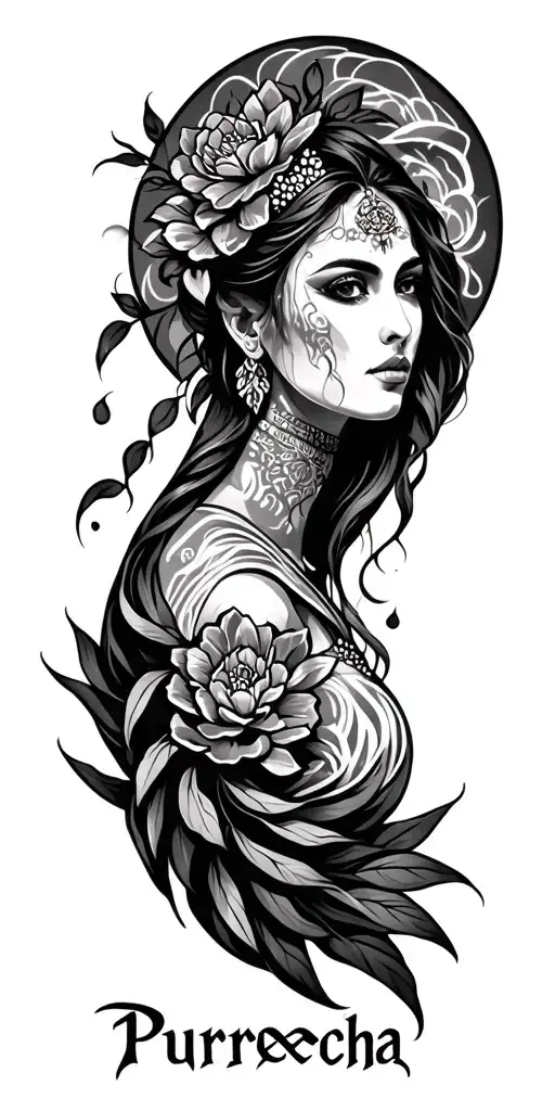 Purepecha tattoo design idea