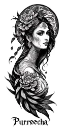 Purepecha tattoo design idea