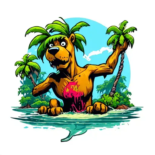 scooby doo zombie island tattoo design idea