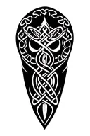 celtic viking knotwork tattoo design idea