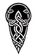 celtic viking knotwork tattoo design idea