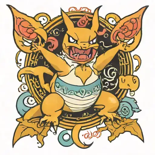 alakaazam the pokemon tattoo design idea
