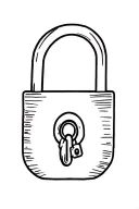 cuckold padlock tattoo design idea