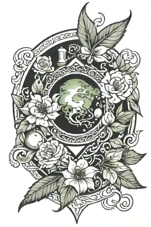 "Pure" "earth" tattoo design idea