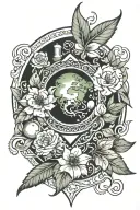 "Pure" "earth" tattoo design idea