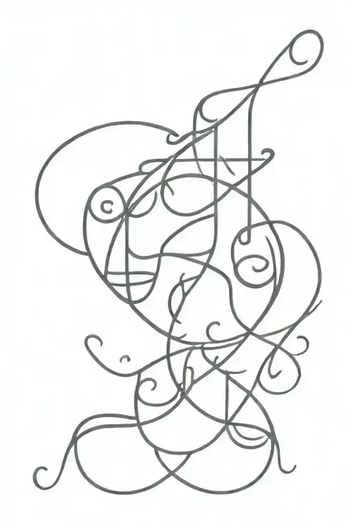 Arabic calligraphy tattoo design idea