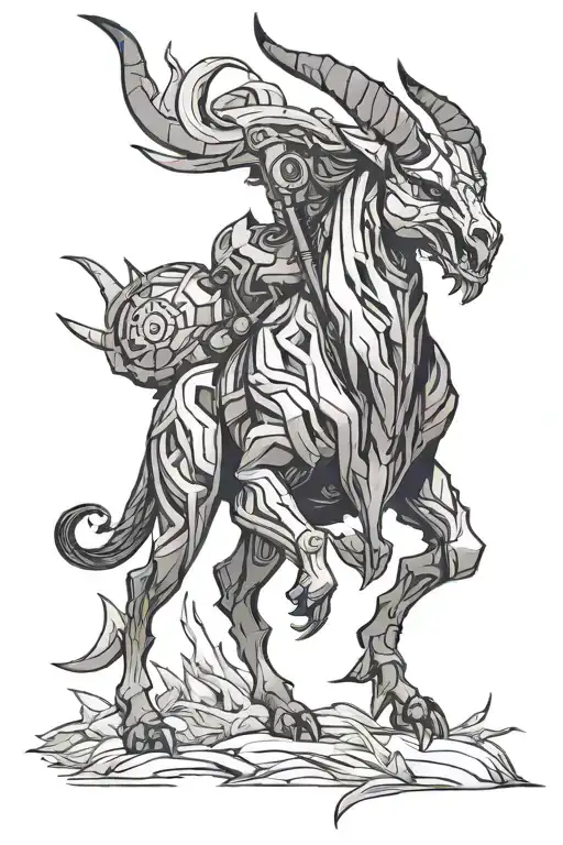 Oryx the taken king tattoo design idea