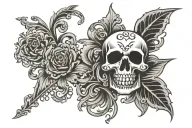 chrome hearts  tattoo design idea