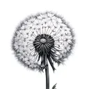 Dandelion tattoo design idea