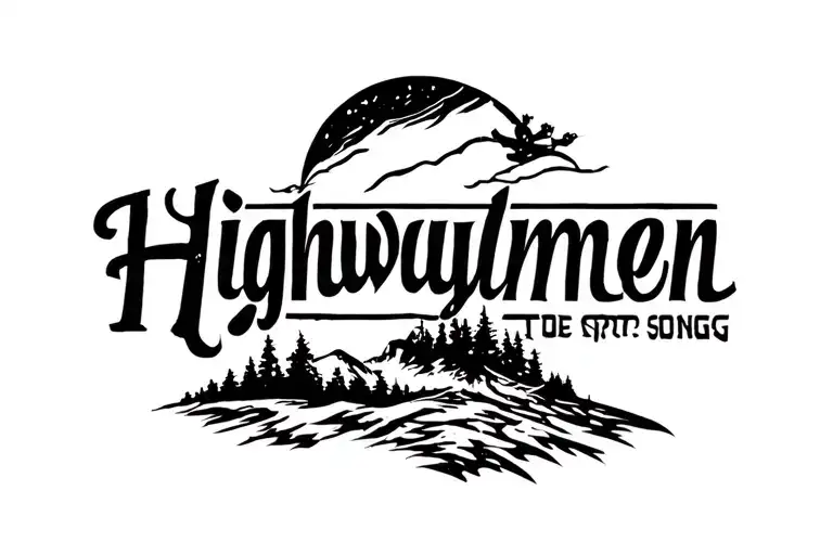 highwaymen song sleeve tattoo tattoo design idea