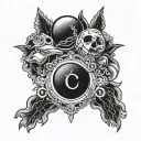 An object from the arcane series tattoo design idea