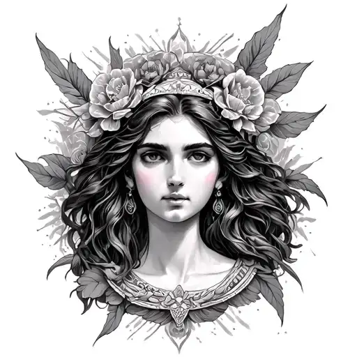 circe inspired Greek mythology tattoo tattoo design idea