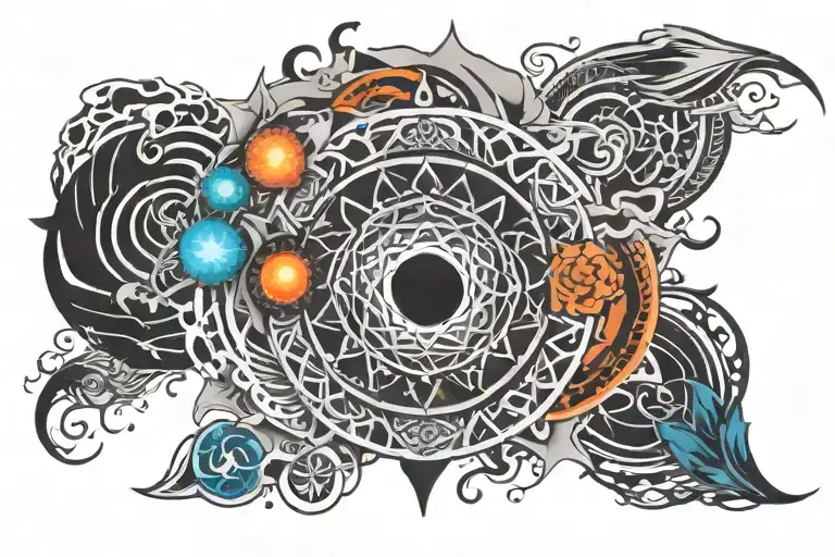 Chakra tattoo design idea