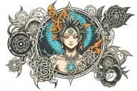 Chakra tattoo design idea